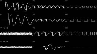 XENON: Mugen no Shitai - Main Theme (YM2608) Oscilloscope View
