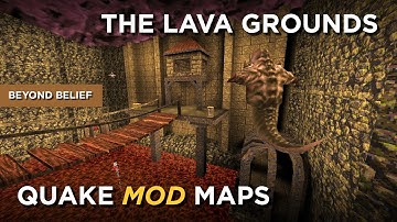 Quake Maps - The Lava Grounds