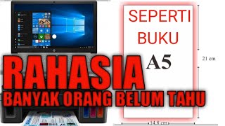 Cara print ukuran besar dengan printer dan kertas A4