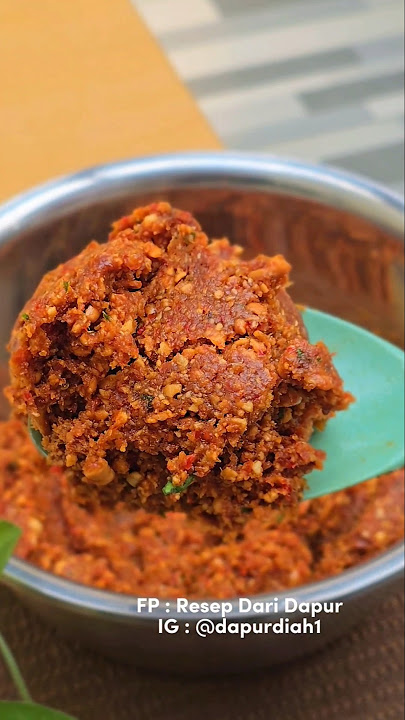 Pecel Sambal Recipe #simplerecipe #pecelsambal #recipe