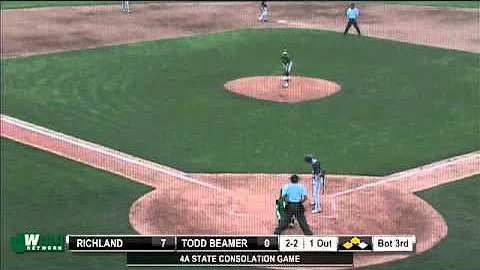 2012 WIAA 4A Baseball 3rd Place Game-Richland vs T...