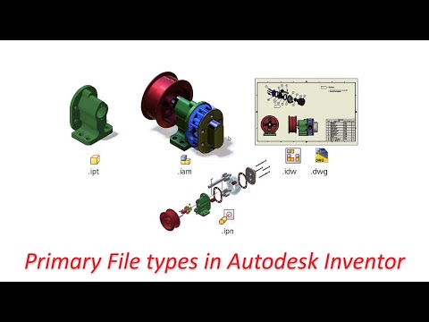 Primary File types in Autodesk Inventor