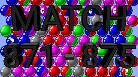 Level 871 - 875 🤩🤩|| Bubble Shooter Gameplay 🔥|| #viral