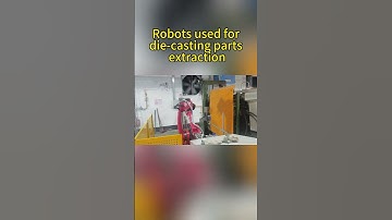 Robots used for die-casting parts extraction #borunte robot #industrial robot