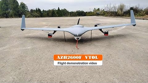 AZH2600F Flight demonstration video Autonomous take-off and landing