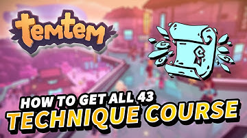 Temtem All TECHNIQUE COURSE Locations (How to get all 43 TC) | Update 1.0