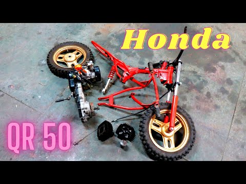 Honda QR 50 Motorcycle Rebuild Restoration Ep. 1