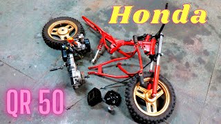 Honda QR 50 Motorcycle Rebuild Restoration Ep. 1