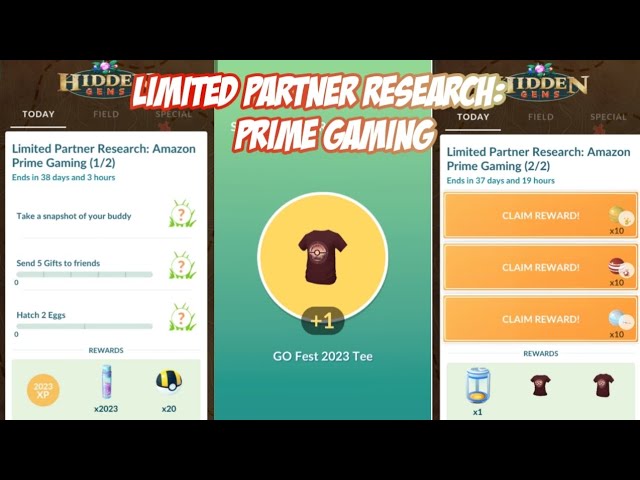 Nintendeal on X: Pokémon GO Limited-time Partner Research:  Prime  Gaming:  #affiliate  / X