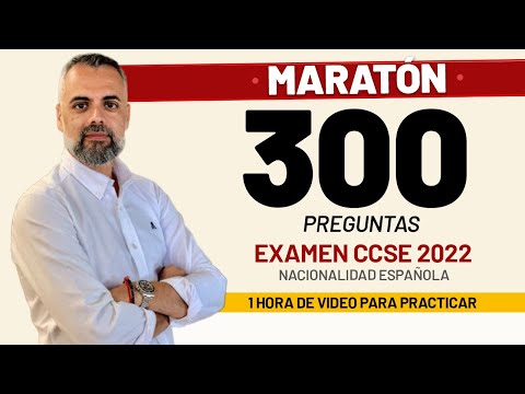?? Examen CCSE 2022 de Nacionalidad Española ✅? 300 preguntas + 300 respuestas - [MANUAL EN VÍDEO]