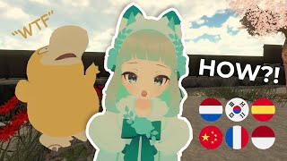 "How do you speak so many languages?" - VRChat screenshot 1