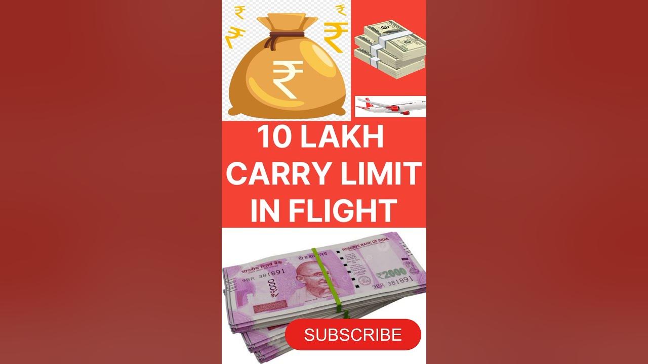 How much cash we can carry in domestic flight in India 2023 YouTube