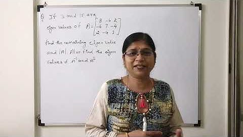 Matrix I Orthogonal Matrix I Property of Eigen values for Orthogonal Matrix I Complete concept