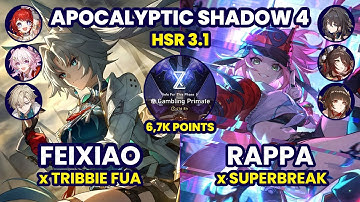 [3.1] APOC 4 | E0S0 Feixiao x E0S0 Tribbie & E0S1 Rappa Superbreak | Honkai: Star Rail