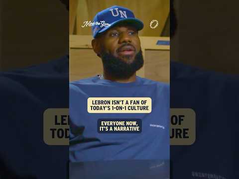 LeBron knows it's all about matchups, not a bag 💯 #lebronjames #basketball #hoops #throwback