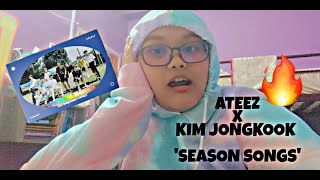 finally unboxed my ULTIMATE group | ATEEZ X KJK 'SEASON SONGS'