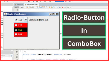 Java - How To Create a JComboBox with JRadioButtons In Java NetBeans [With Source Code]
