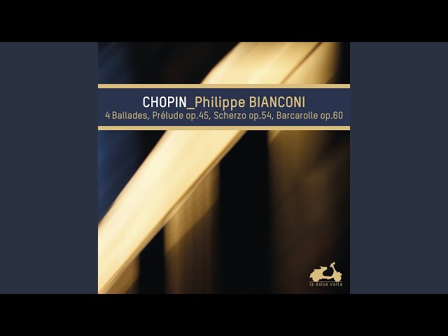 Chopin - Ballade n° 1 : Philippe Bianconi