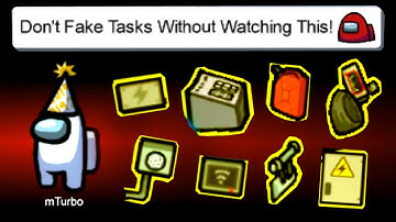 SAFEST Tasks To Fake As An Impostor In Among Us + Important Tips !