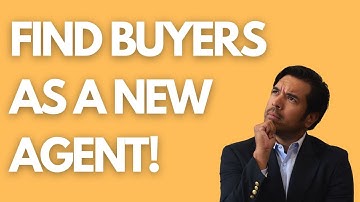 The 3 easiest ways to find buyers as a brand new agent! #realestate #realtor