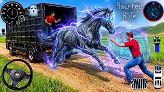 👻 幽霊馬輸送トラックシミュレーター 3D 🚛⚡ | ゴーストホース脱出ミッションのゲームプレイ screenshot 3