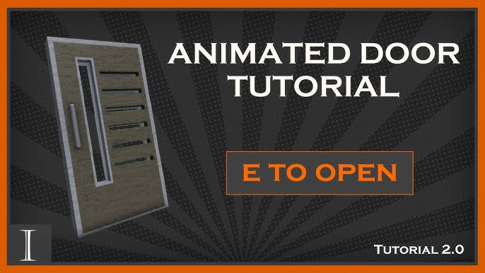 How To Make An E To Open Door In Roblox Studio (Easy & Quick