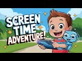 Timmy’s Tech Adventure: Finding Balance Between Screen Time and Real Fun!