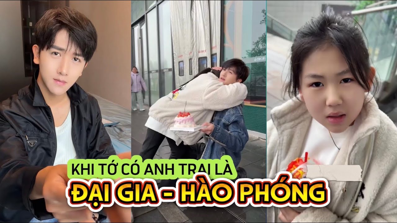 Tổng Hợp Tớ Có Anh Trai Là Đại Gia Đẹp Trai Hào Phóng - Siêu Hài Hước | Tony Reviews