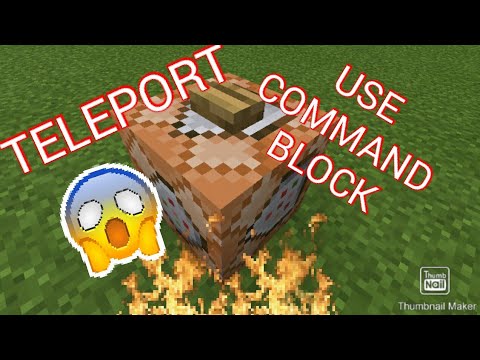 HOW TO TELEPORT USE COMMAND BLOCK - YouTube