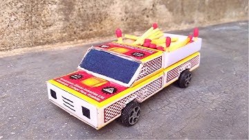 How to Make Matchbox Tractor Trolley at Home - DIY Tractor Science Project | Mini Tractor Trolley