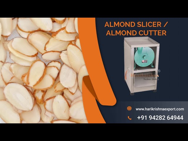 Almond Badam Slicing MachineAlmond Nuts Cutting Machine LGSP1