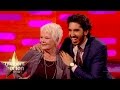 Dev patel explains genital joke to dame judi dench  the graham norton show