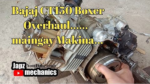 #How to Overhaul |  Bajaj #ct150 Boxer | Japz mechanics