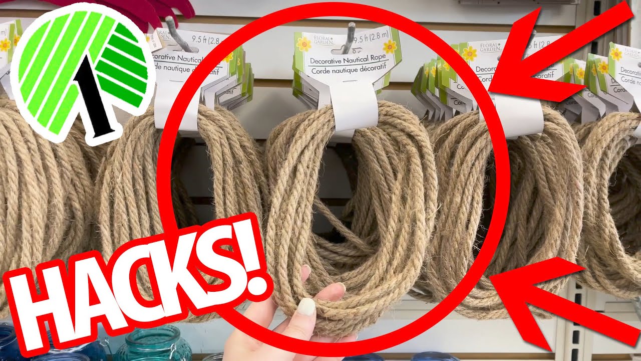 Why everyone is grabbing CHEAP ROPE from the Dollar Tree! GENIUS