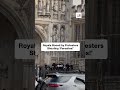 Royals Booed by Protestors Shouting 'Parasites!'