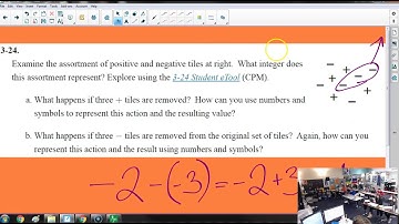 10.23.19 - CC2 3.2.1 - Subtraction of Integers