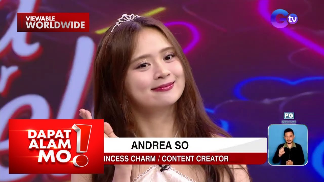 Content creator Andrea So, hahanapin ang kanyang perfect match sa ‘Dapat Alam Mo’ | Dapat Alam Mo!