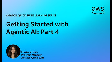 Getting Started with Agentic AI Part 4: Quick Research | Amazon Quick Suite Learning Series
