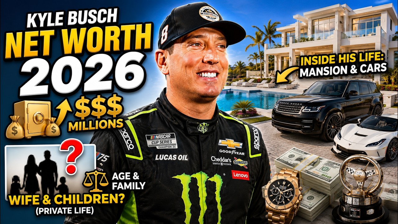 Kyle Busch Net Worth 2026: Age, Family, Wife & His Legendary NASCAR