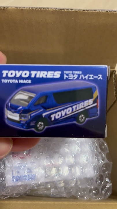 Tomica TOYO TIRES TOYOTA HIACE มาถึงแล้วครับ…💥💥🤭🔰🏎️💨#tomica #hotwheels #diecast #automobile