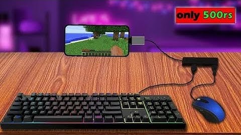 Playing MINECRAFT with Keyboard and Mouse 🔥|| MCPE with Keyboard and Mouse ||