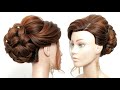 Easy Bridal Hairstyle For Long Hair || Wedding Prom Updo || Low Bun
