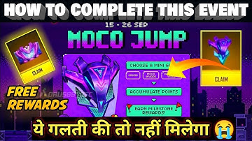 How To Complete Moco Jump Event Free Fire | Moco Jump Event Kaise Complete Kare | Moco Jump Event
