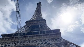 Eiffel tower second floor view