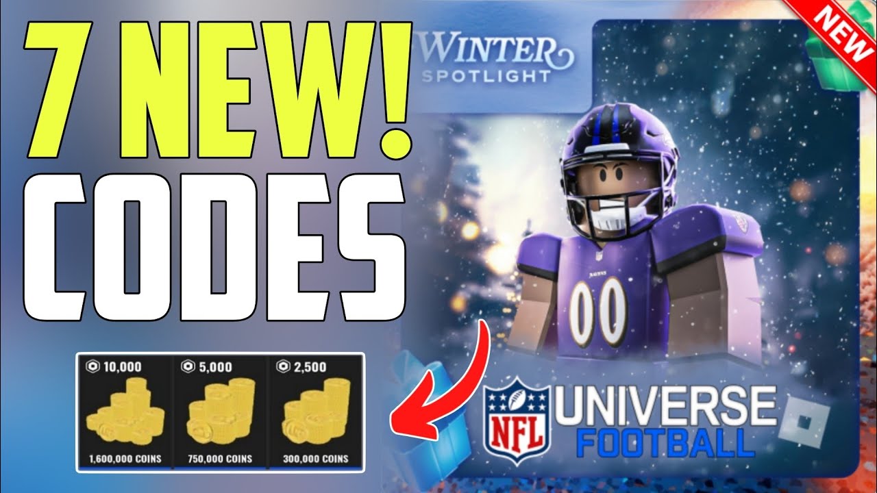 ⚠️New Codes⚠️NFL UNIVERSE FOOTBALL ROBLOX CODES 2024 - NFL UNIVERSE ...