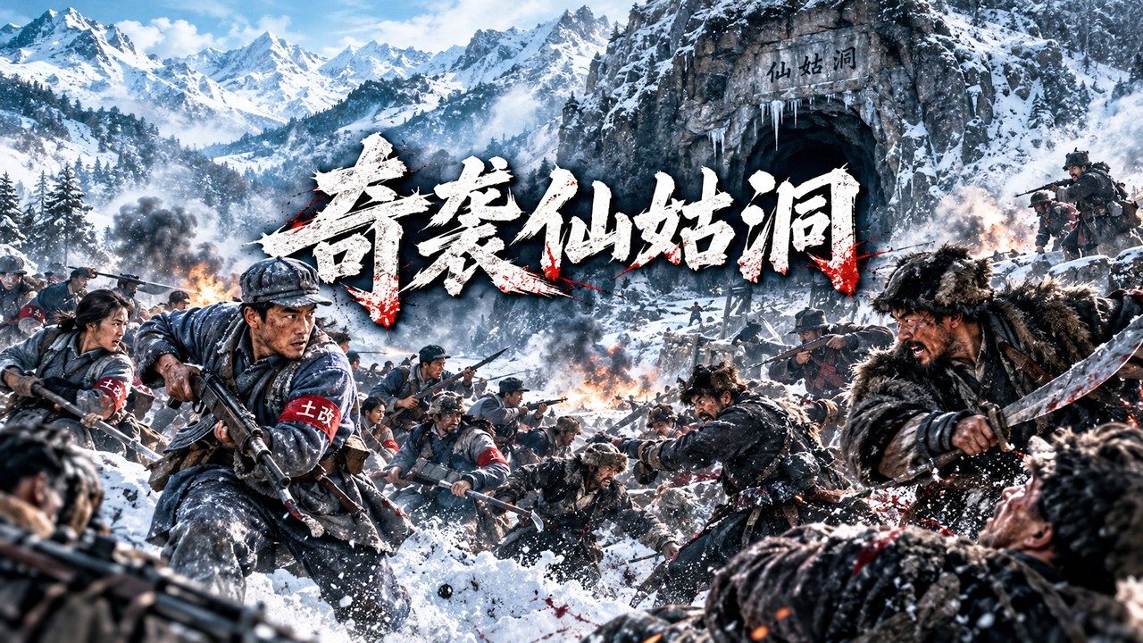 【2026最新抗战电影】太燃了!重兵死守仙姑洞,自以為憑天險無人能破!誰料小分隊冒死飛躍鷹嘴崖,黎明突襲直搗敵巢,槍聲震徹林海,一場瘋狂血戰徹底爆發!#历史传奇剧 #movie #history