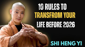 10 Rules to Transform Your Life Before 2026 | Shi Heng Yi’s Powerful Life-Changing Philosophy