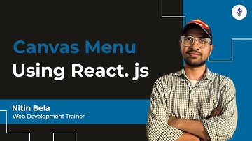 Build a Canvas Menu with React.js | Step-by-Step Tutorial| Brillica Services| React.js
