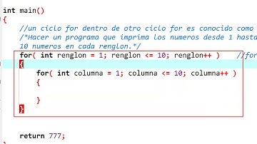 04 - Estructura de Repetición for: uso de for anidados (ejemplo #1)