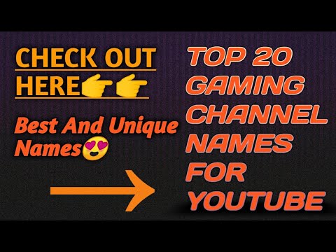 Top 20 Gaming Channel Names For 😍, Gaming Channel Names